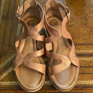 Rose Gold Sofft Sandals